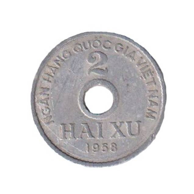 Vietnam 2 XU  1958. Alu.