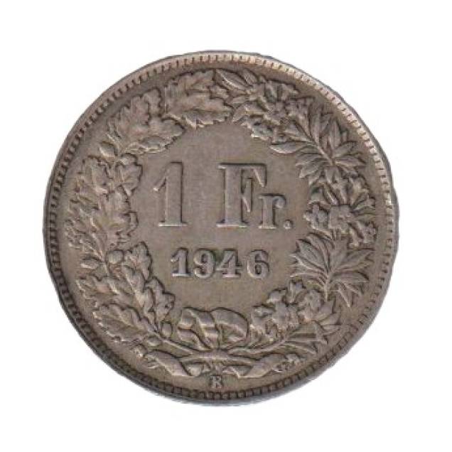 Svájc 1 franc  1946. Ezüst 4,4gr/835