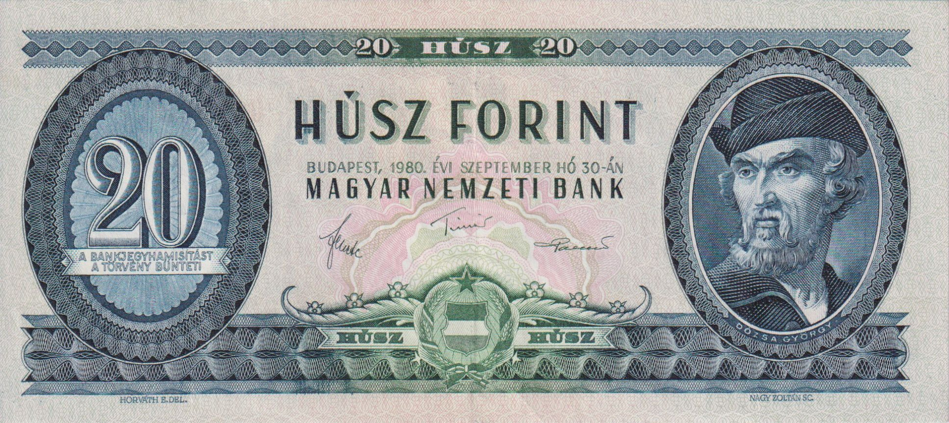 20 Forint 1980. C 288