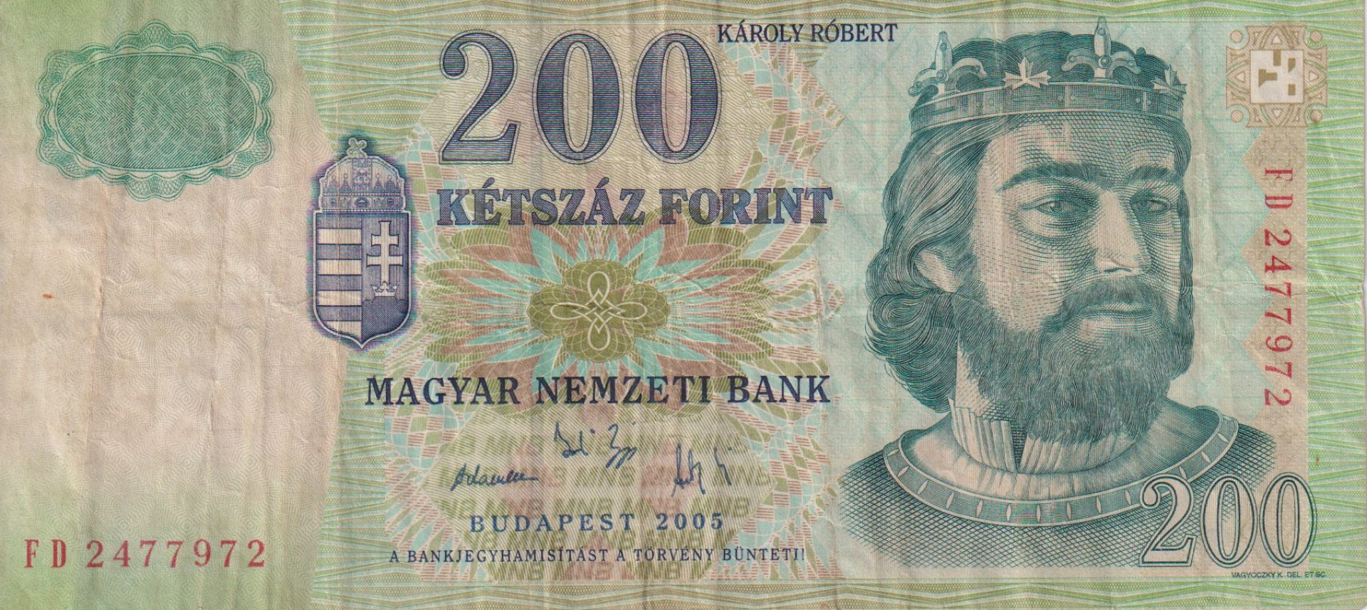 200 Forint 2005. FB