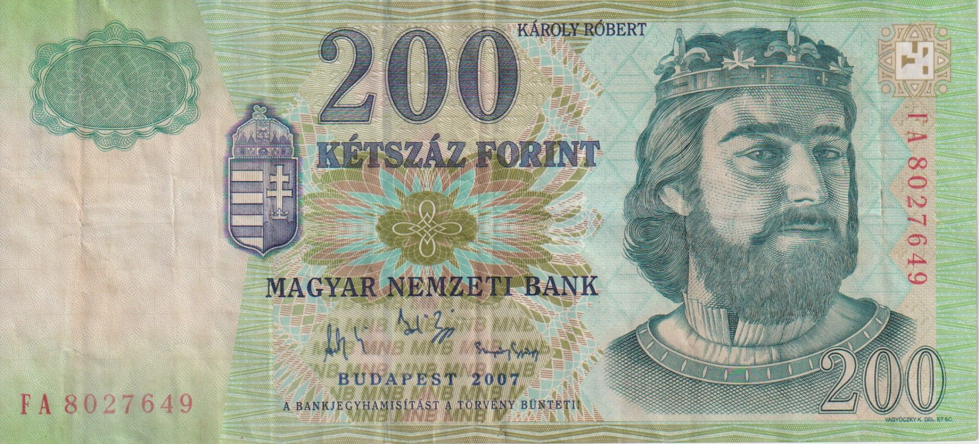 200 Forint 2007. FA