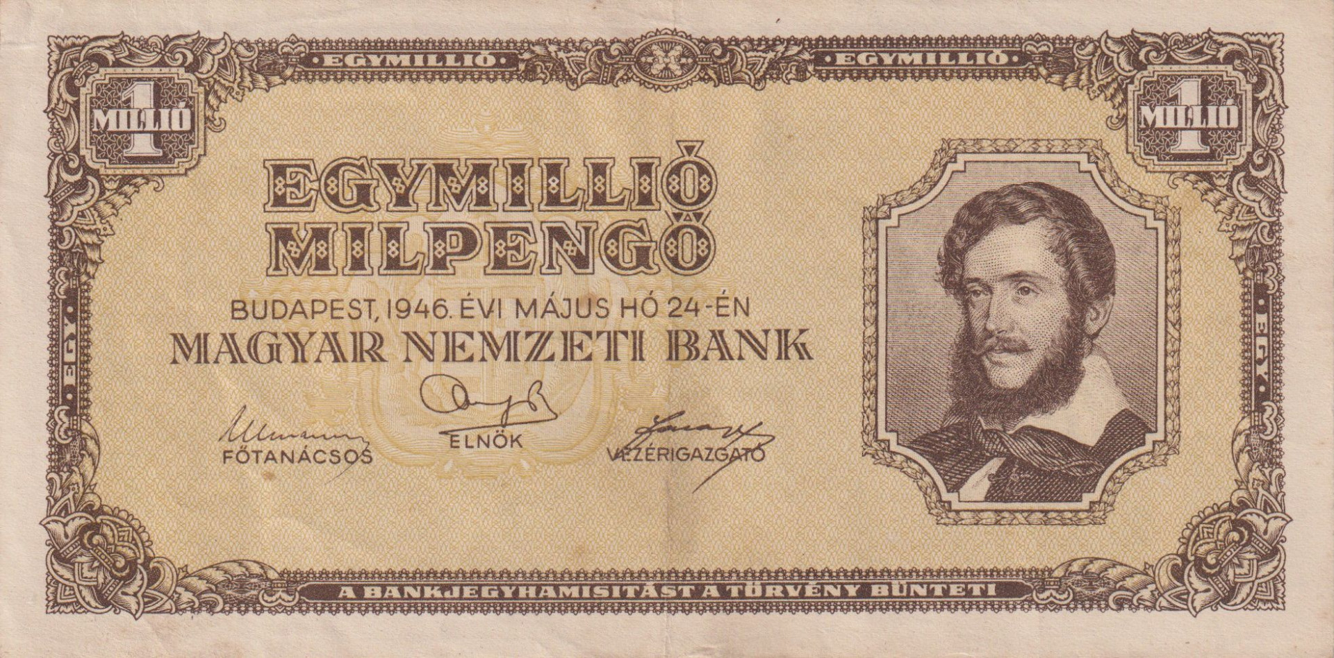 Egymillió Milpengő 1946.
