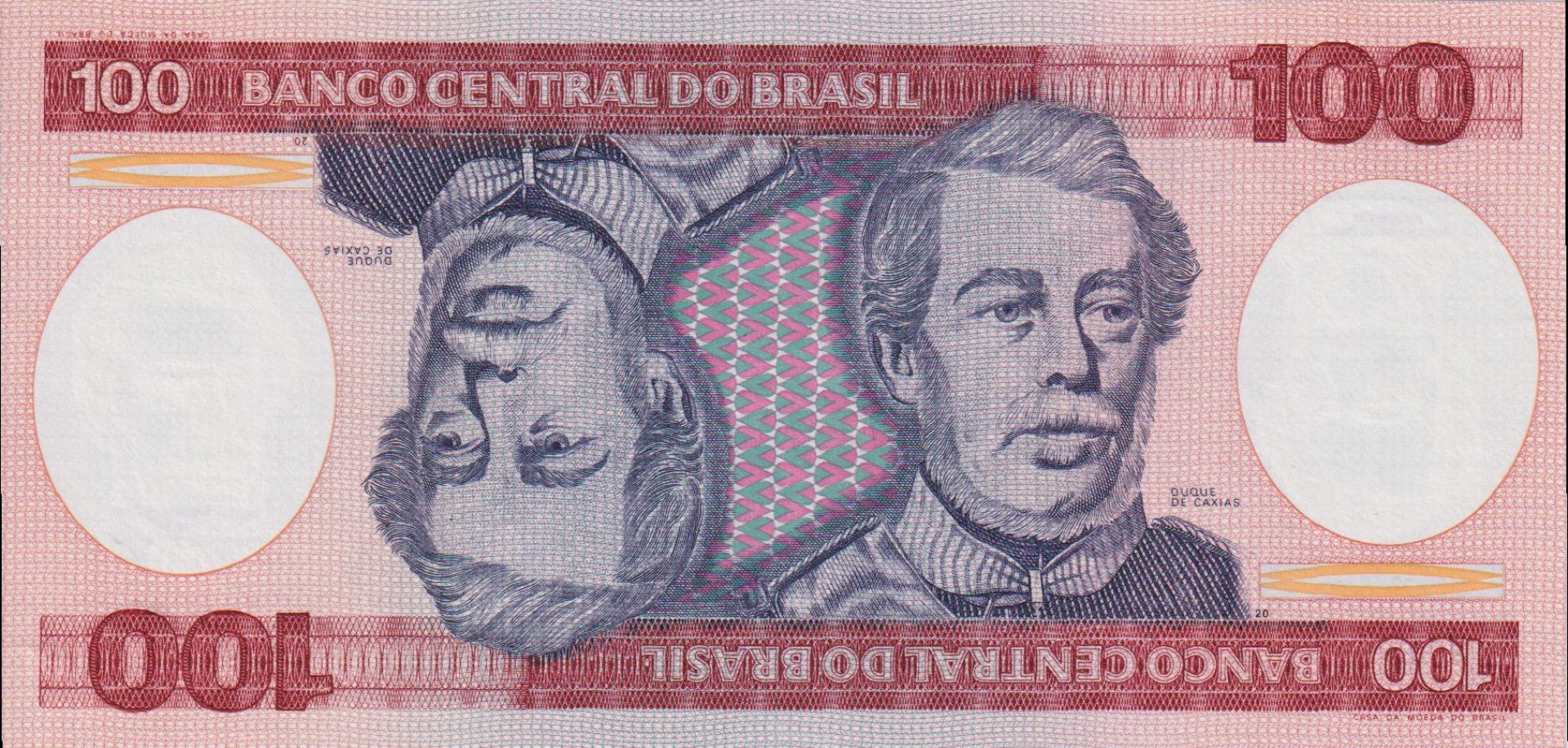 Brazilia 100 cruzeiros 1981-1984. P 128