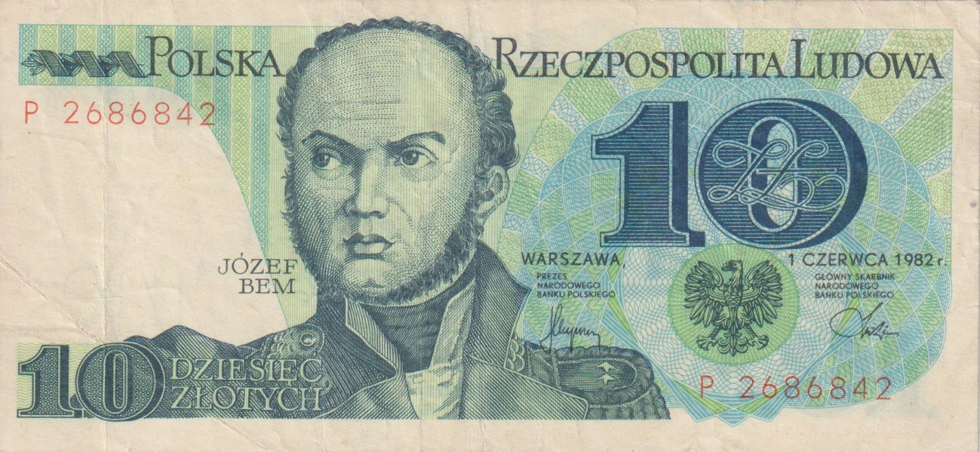 Lengyelország 10 zlotych 1982.   P 148