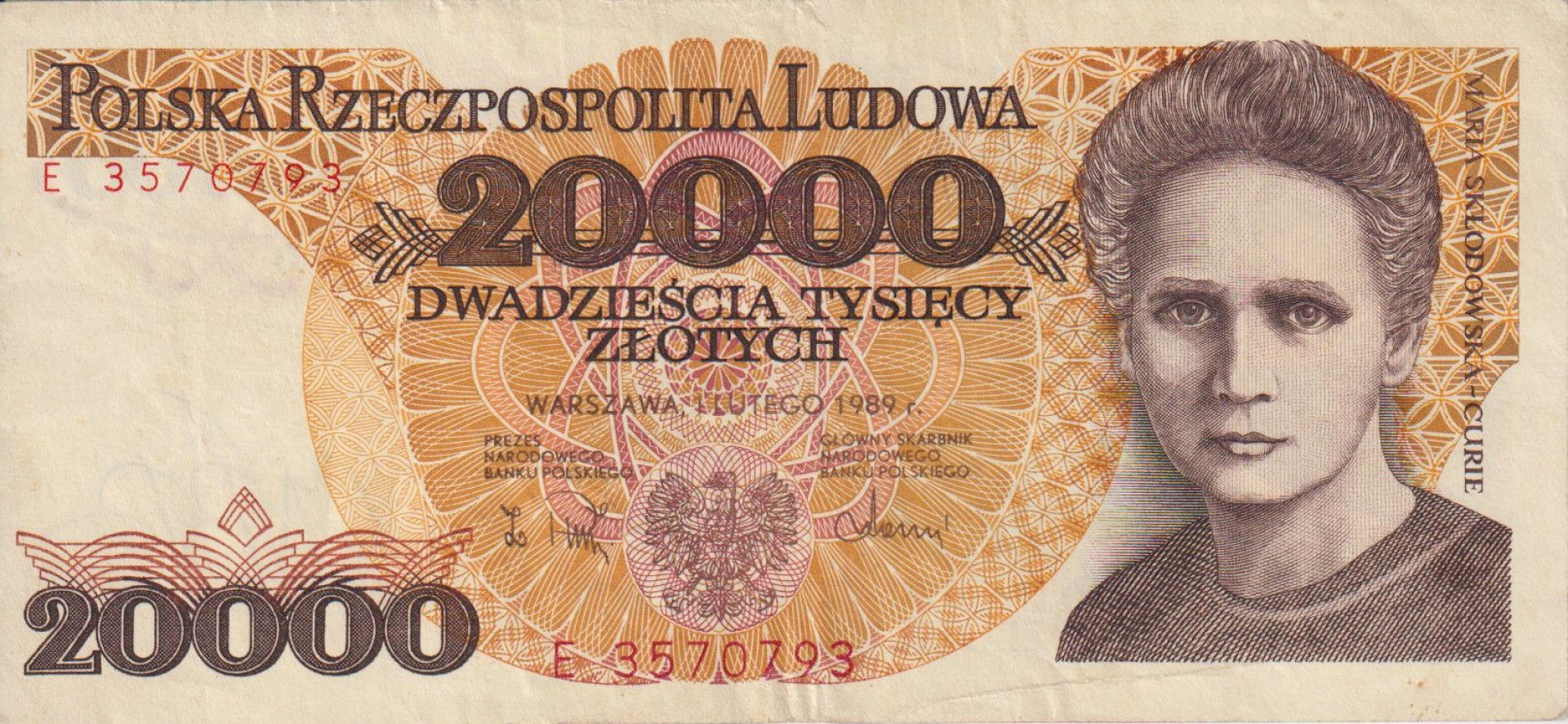 Lengyelország 20.000 zlotych 1989.   P 152