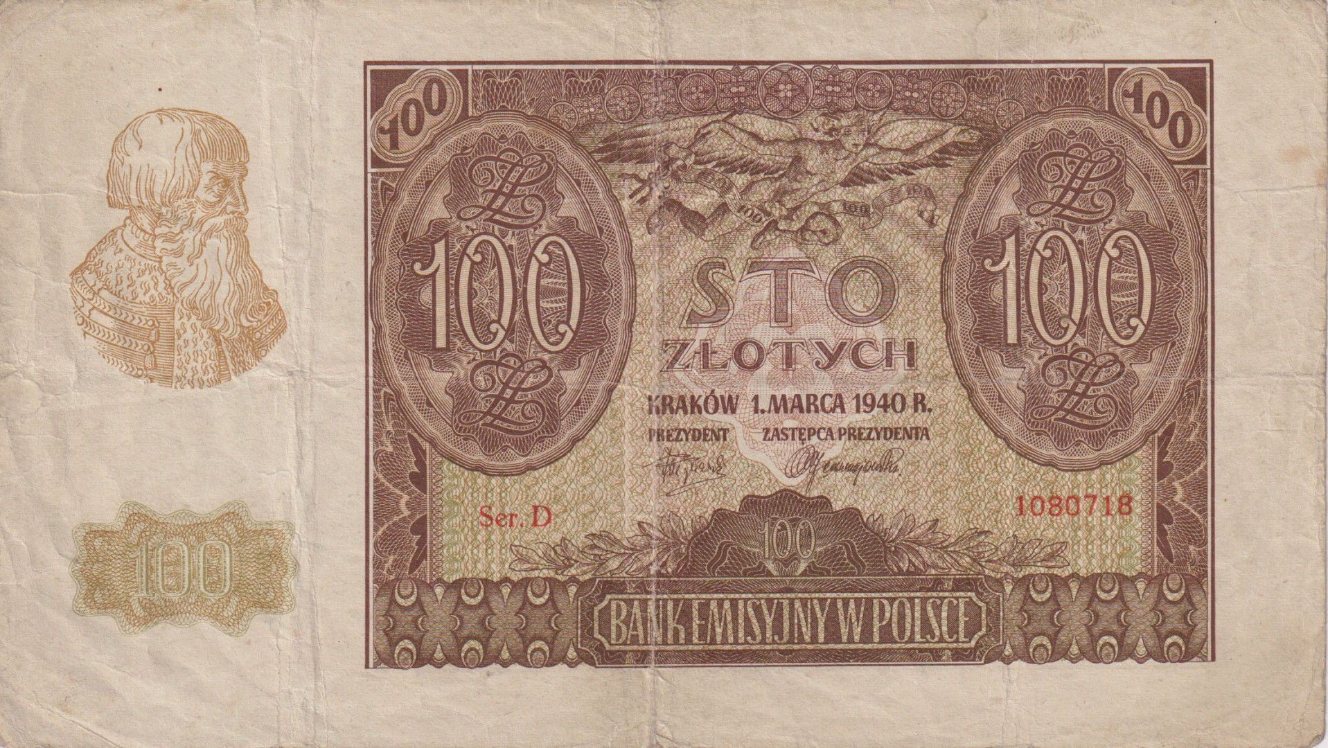 Lengyelország 100 zlotych 1940.   P 97