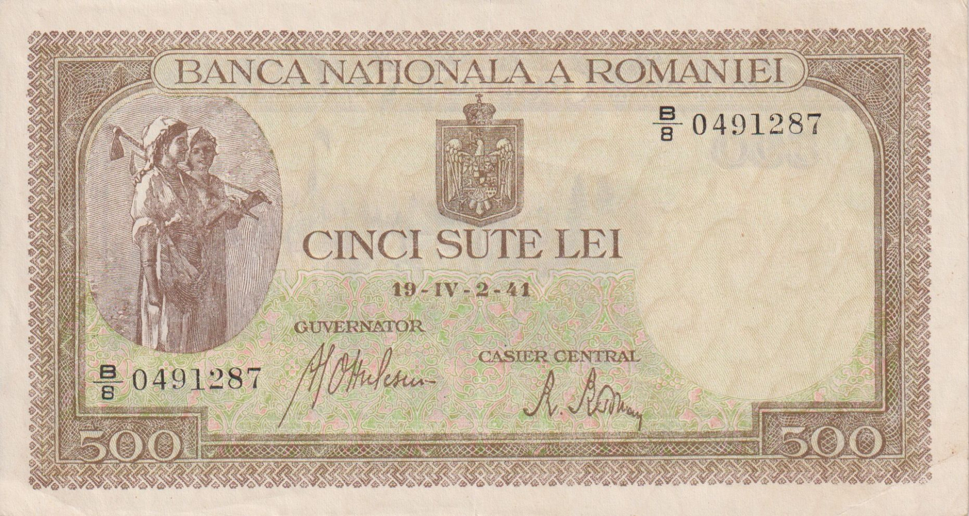 Románia 500 lei 1941.   P 51