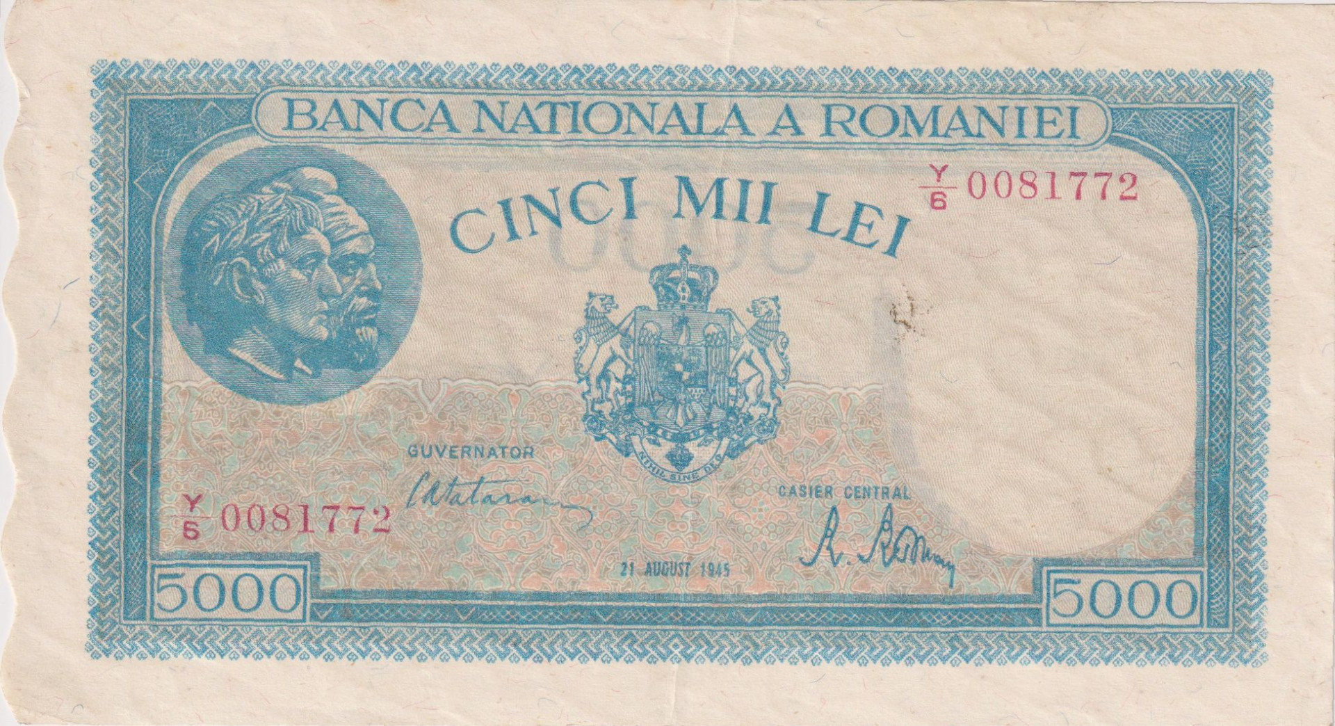 Románia 5000 lei 1945.   P 56