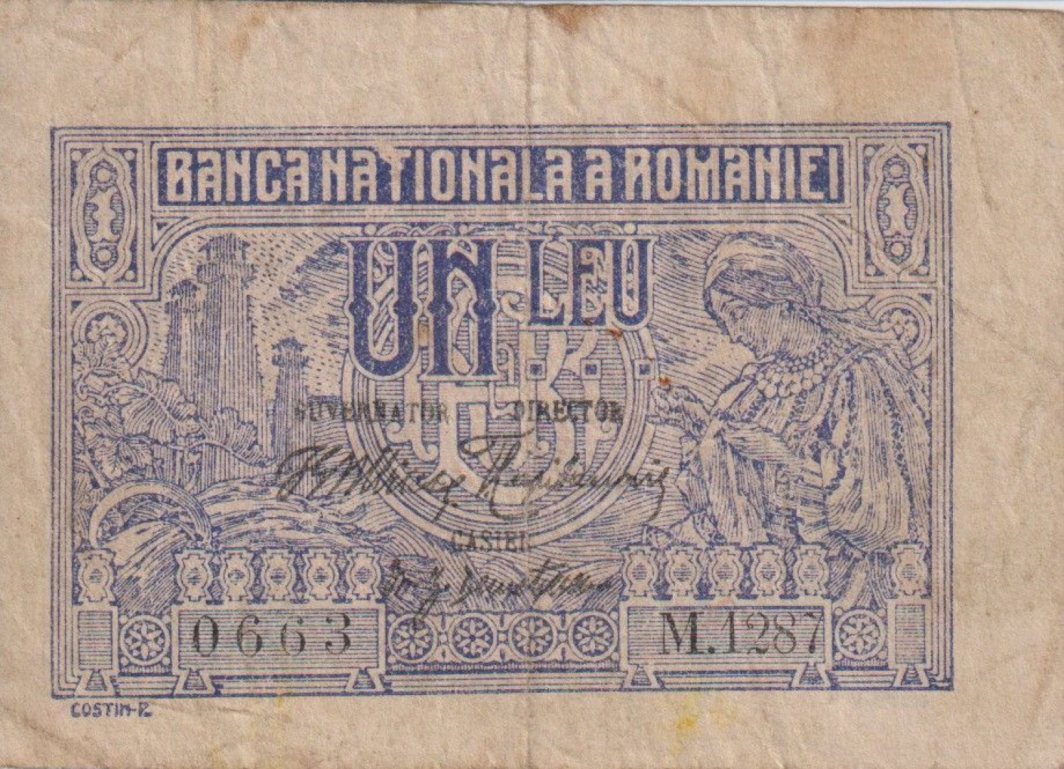 Románia 1 leu 1915.   P 17