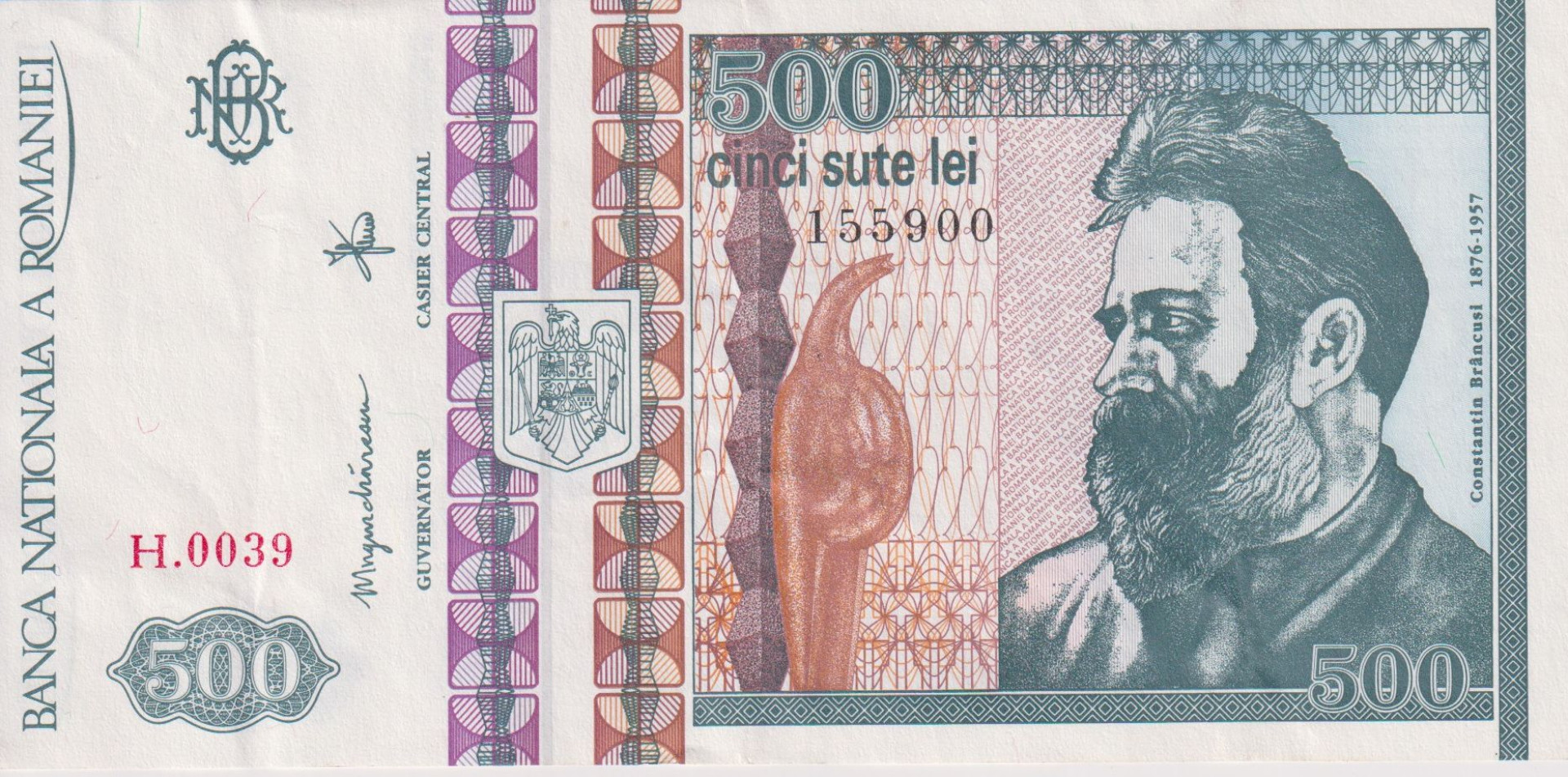 Románia500 lei 1992.   P 101a