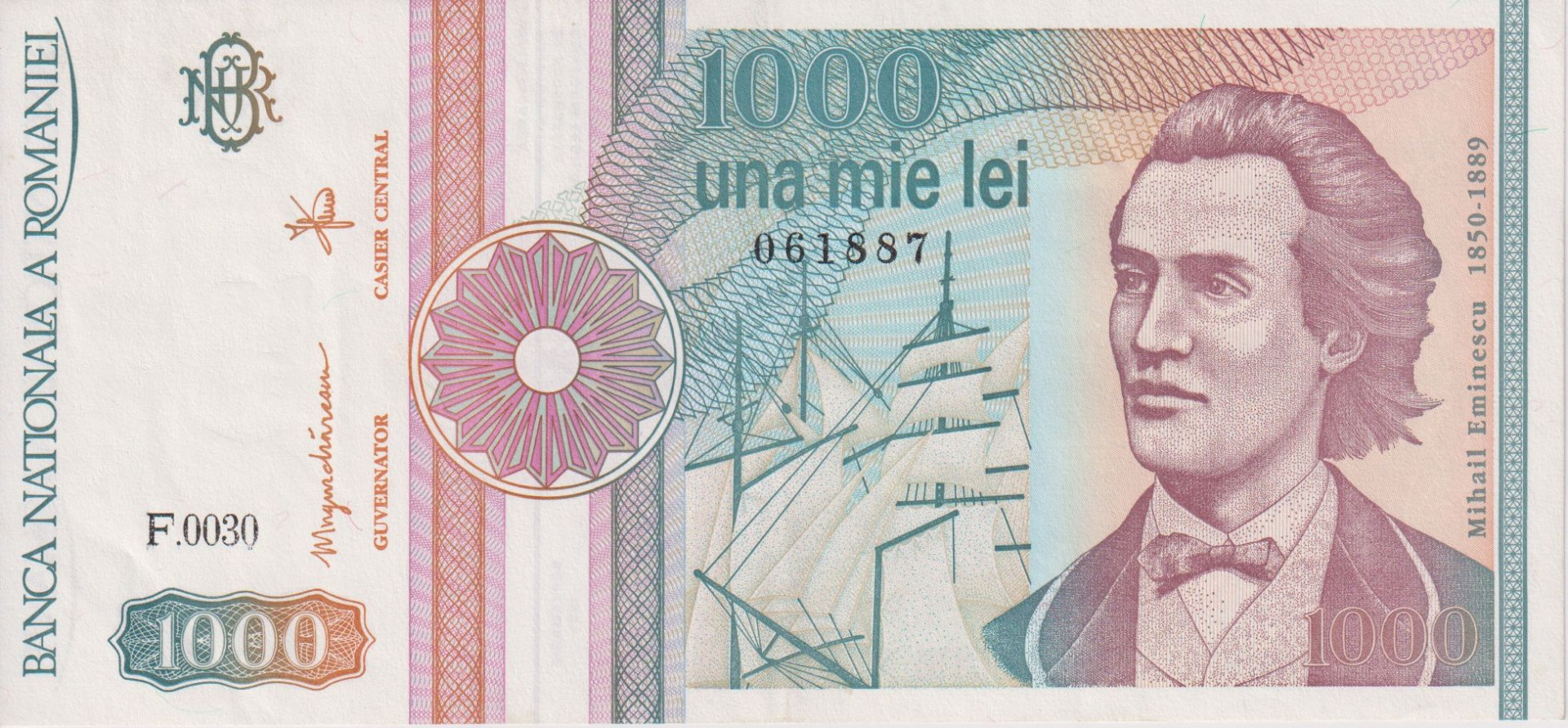 Románia 1000 lei 1991.   P 101A