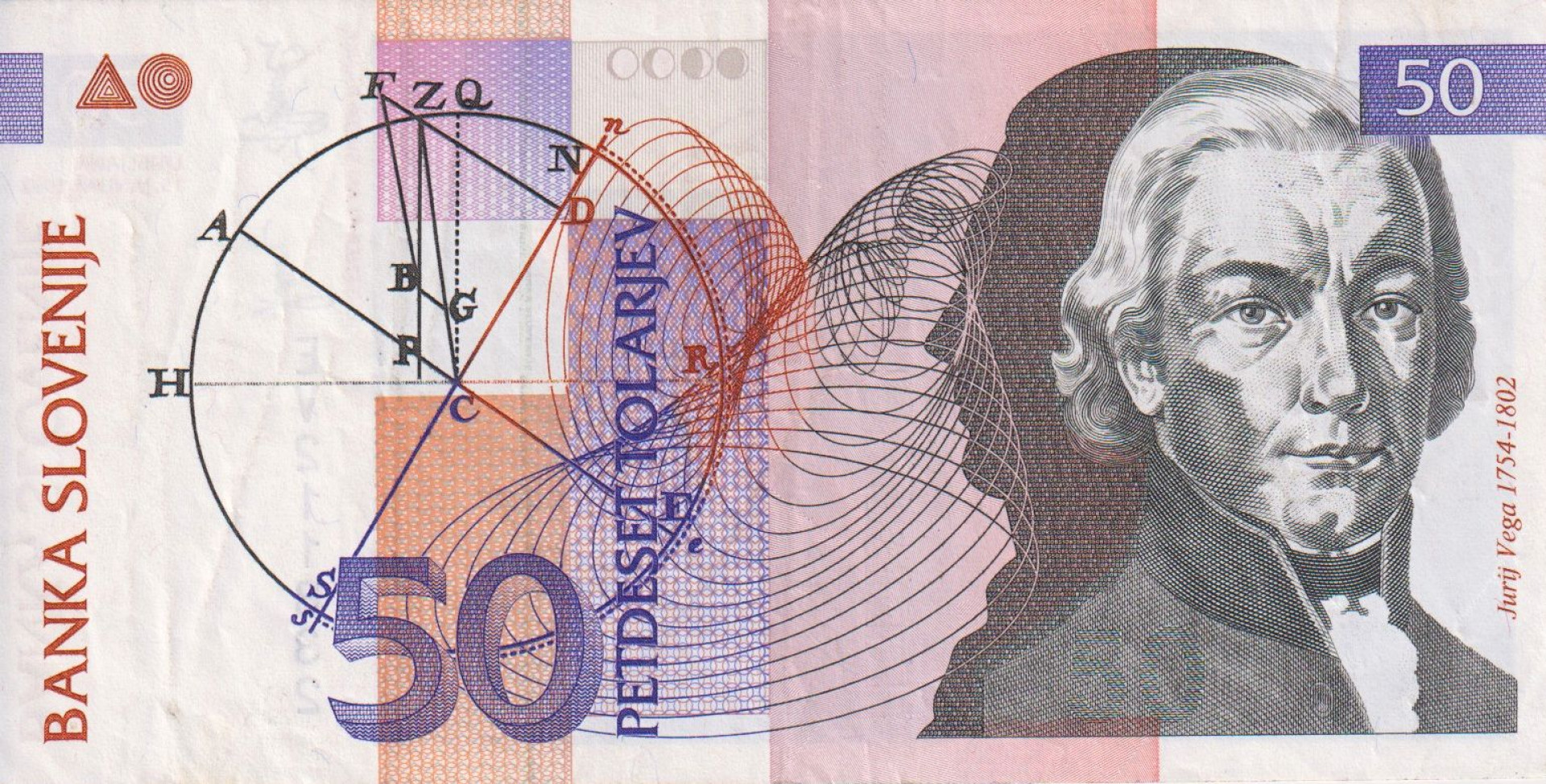 Szlovénia 50 tolarjev 1992.   P 13