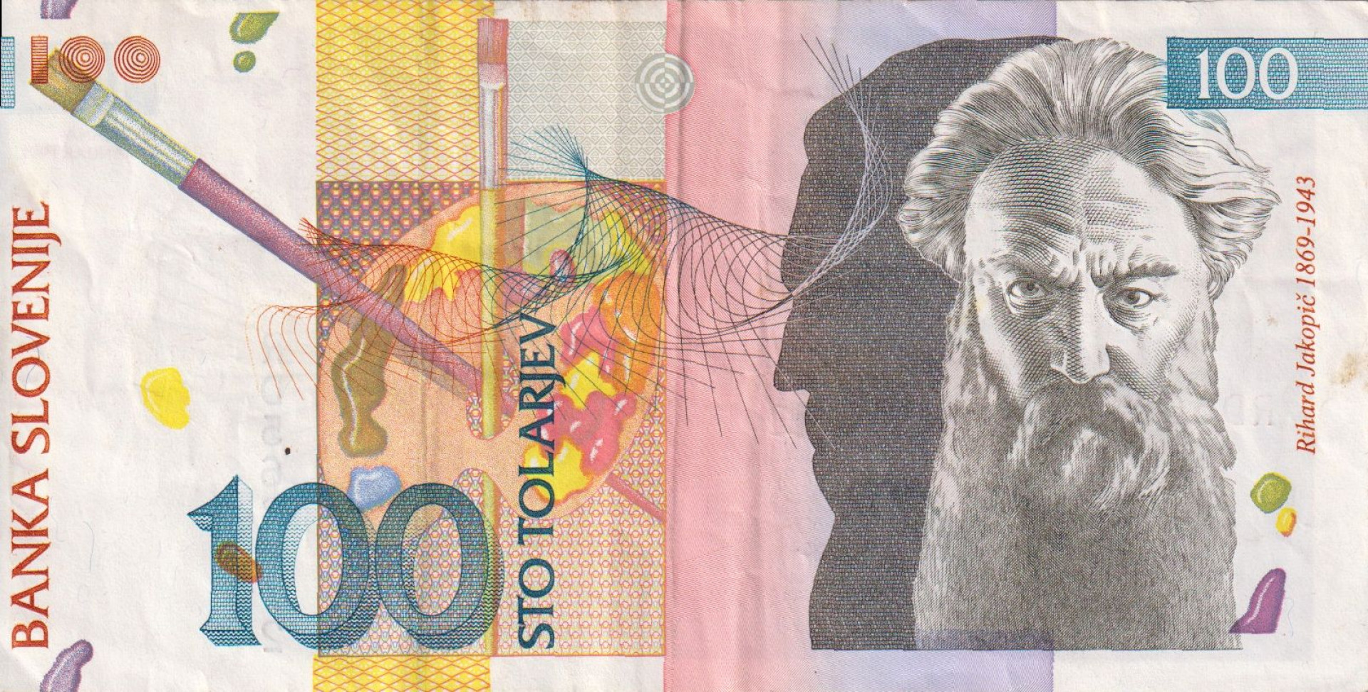 Szlovénia 100 tolarjev 1992.   P 14