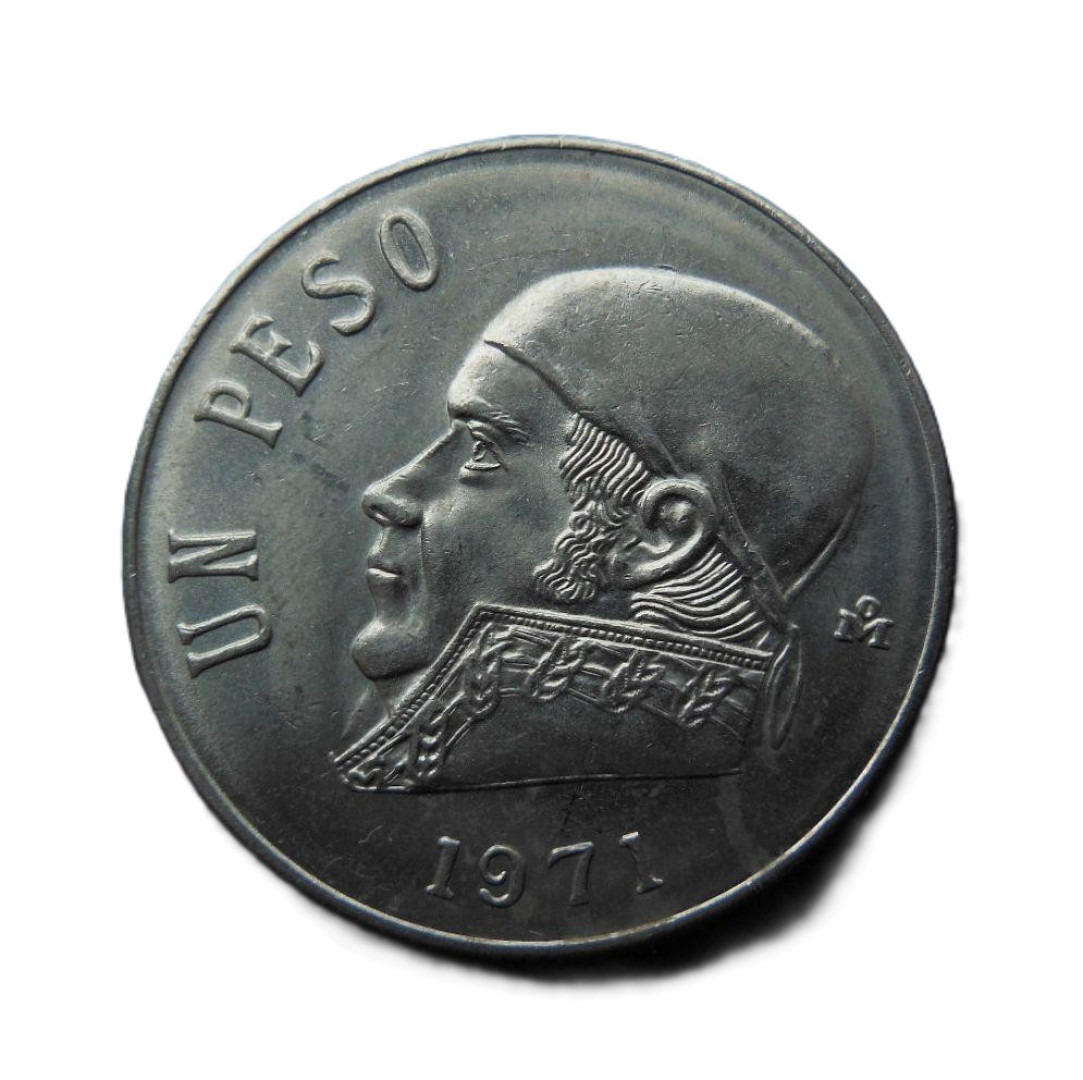 Mexikó 1 peso 1971. Ni.