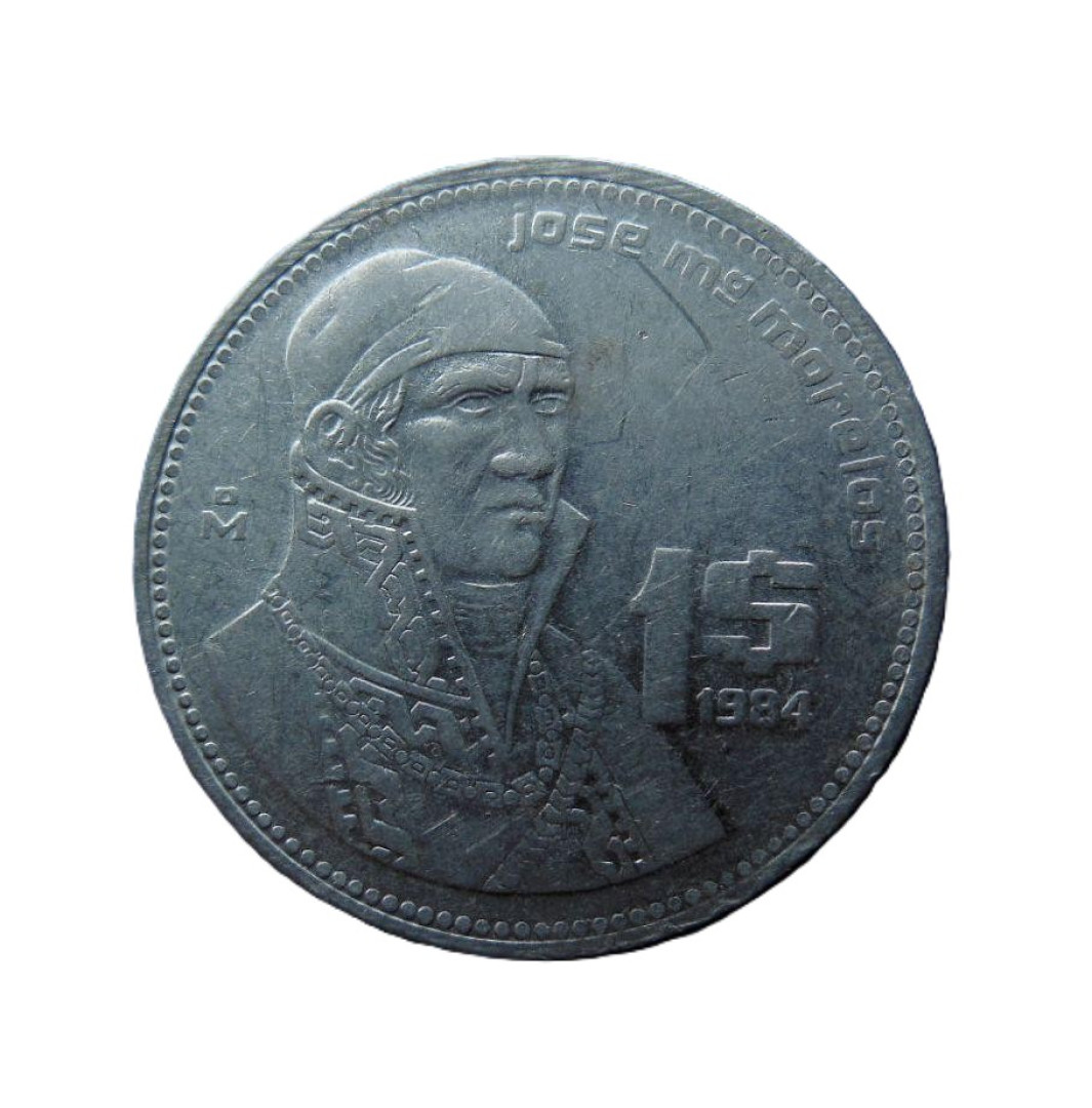 Mexikó 1 peso 1984. Ni.