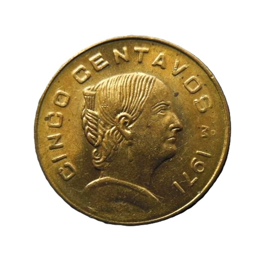 Mexikó 5 centavos 1971. Br.