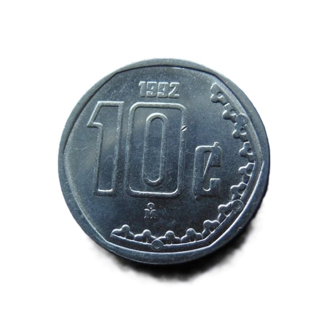 Mexikó 10 centavos 1992. Ni.