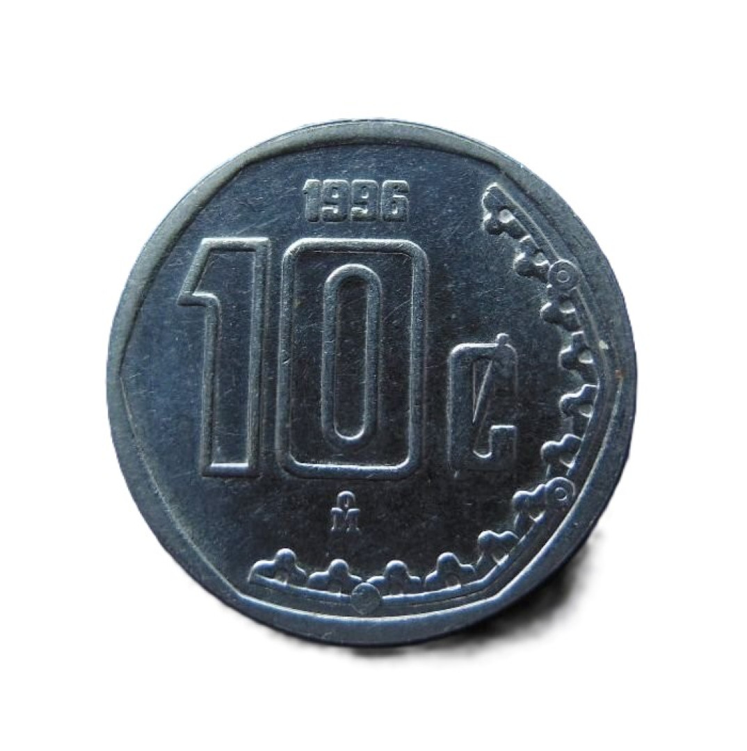 Mexikó 10 centavos 1996. Ni.
