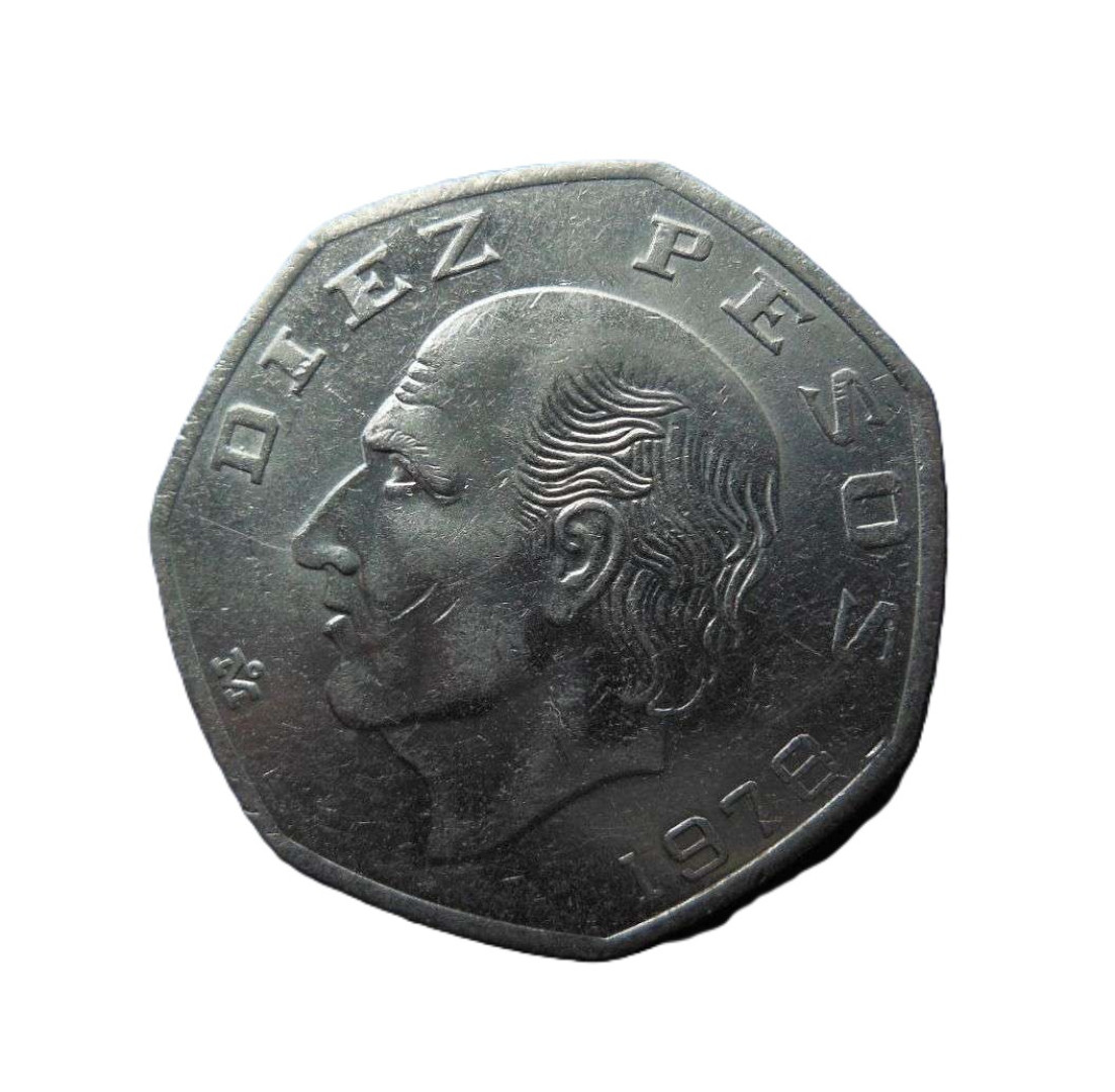 Mexikó 10 pesos 1978. Ni.