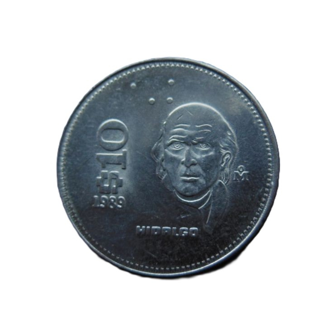 Mexikó 10 pesos 1989. Ni.