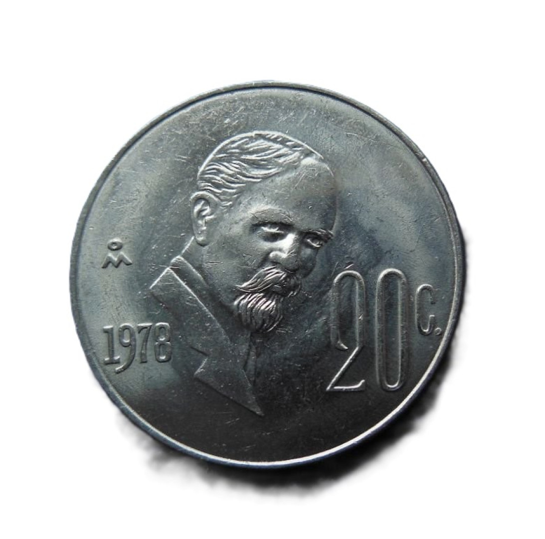 Mexikó 20 centavos 1978. Ni.