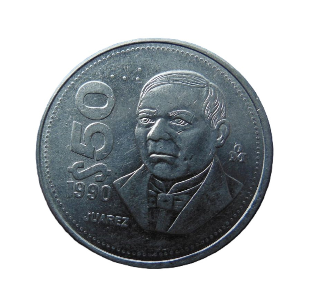 Mexikó 50 pesos 1990. Ni.