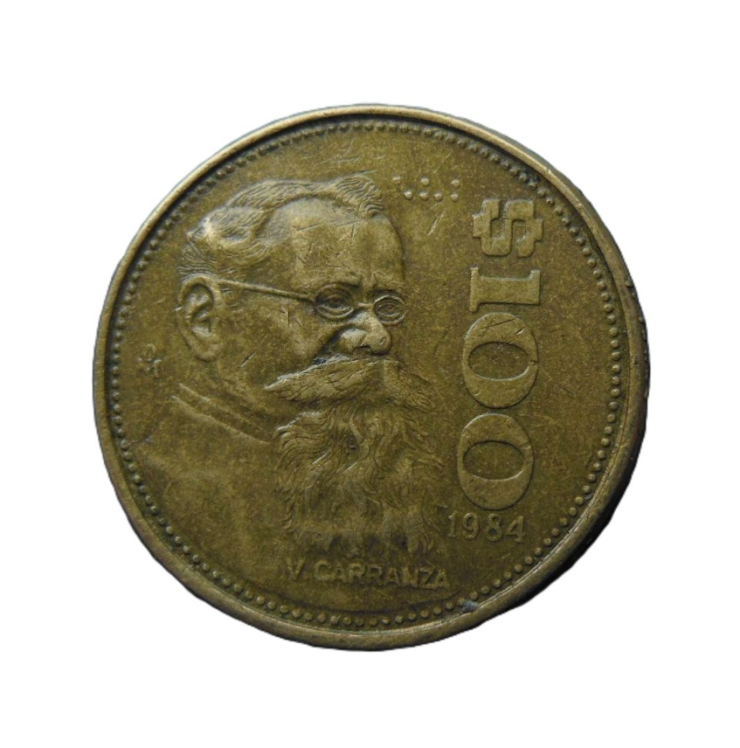 Mexikó 100 pesos 1984. Br.