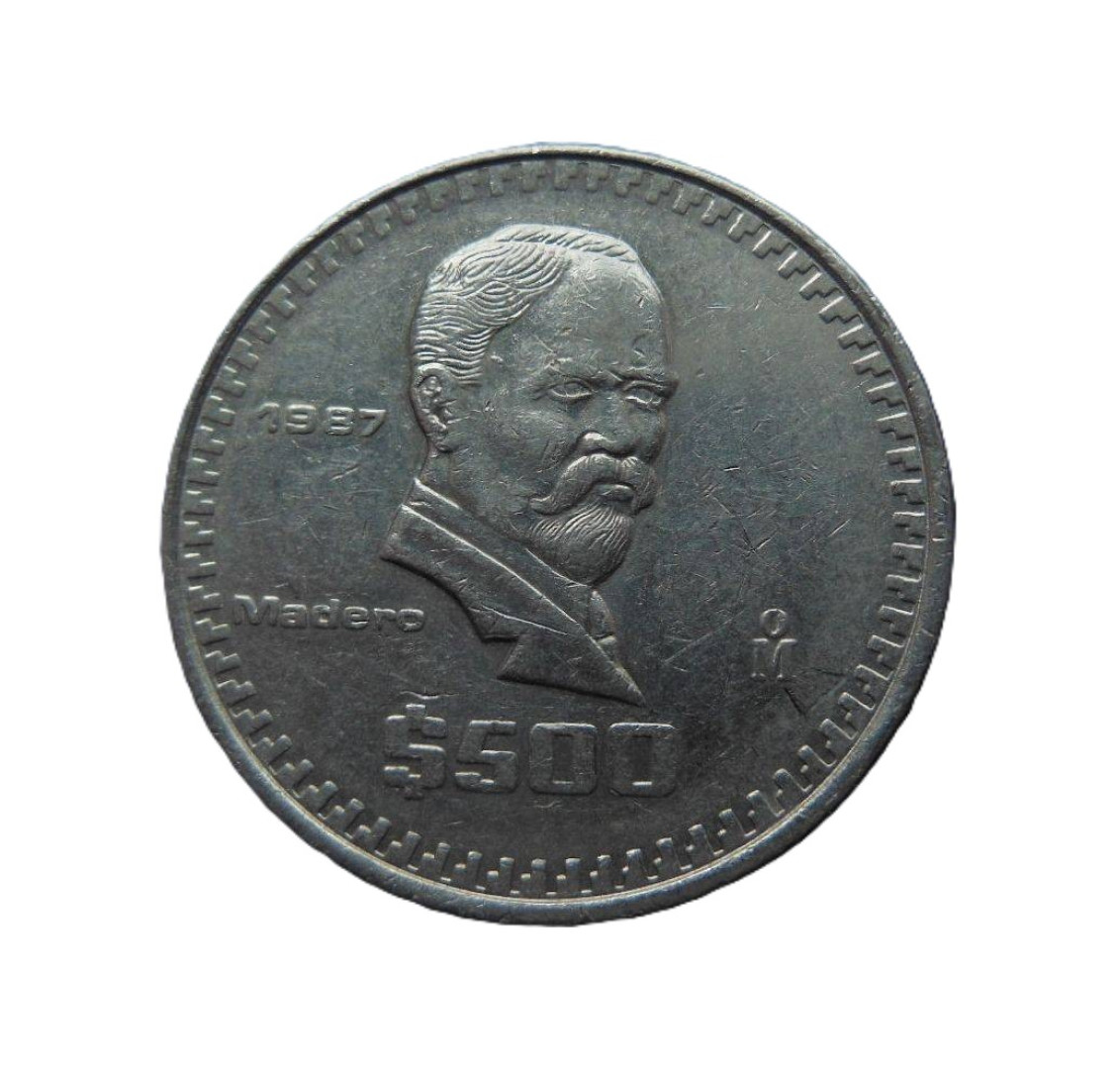Mexikó 500 pesos 1987. Ni.