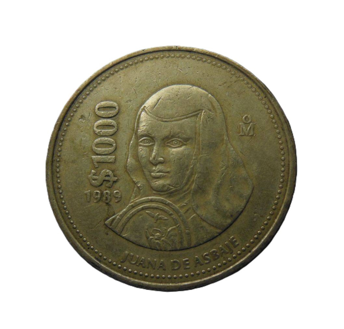 Mexikó 1000 pesos 1989. Br.