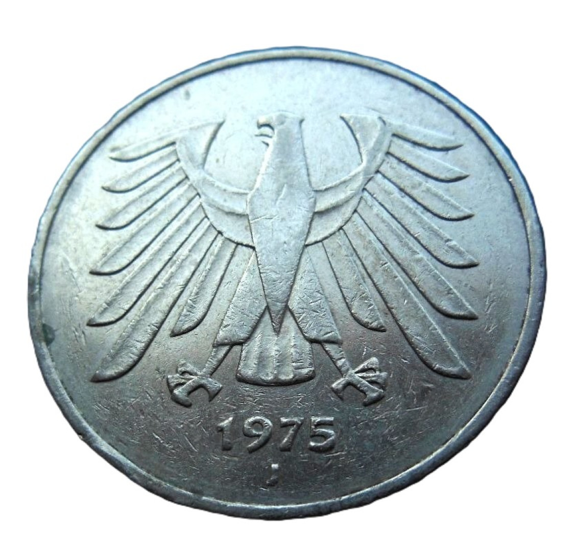 Német 5 márka 1975.J  Ni