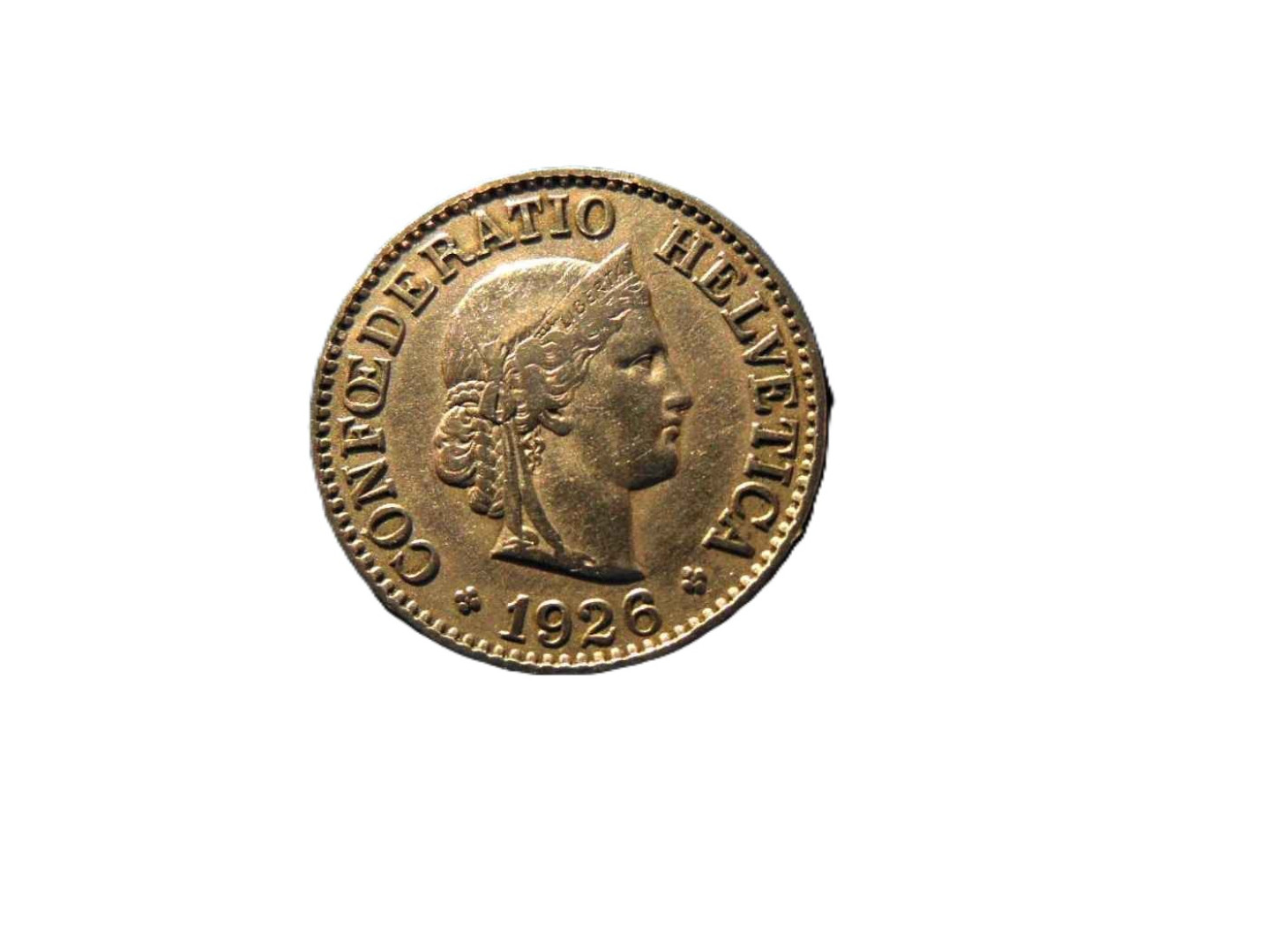 Svájc 10 rappen 1926.  Ni