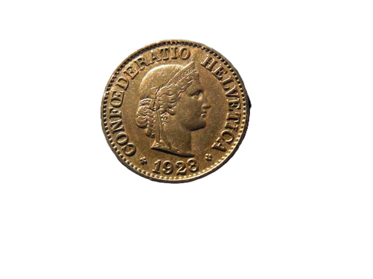 Svájc 10 rappen 1928.  Ni