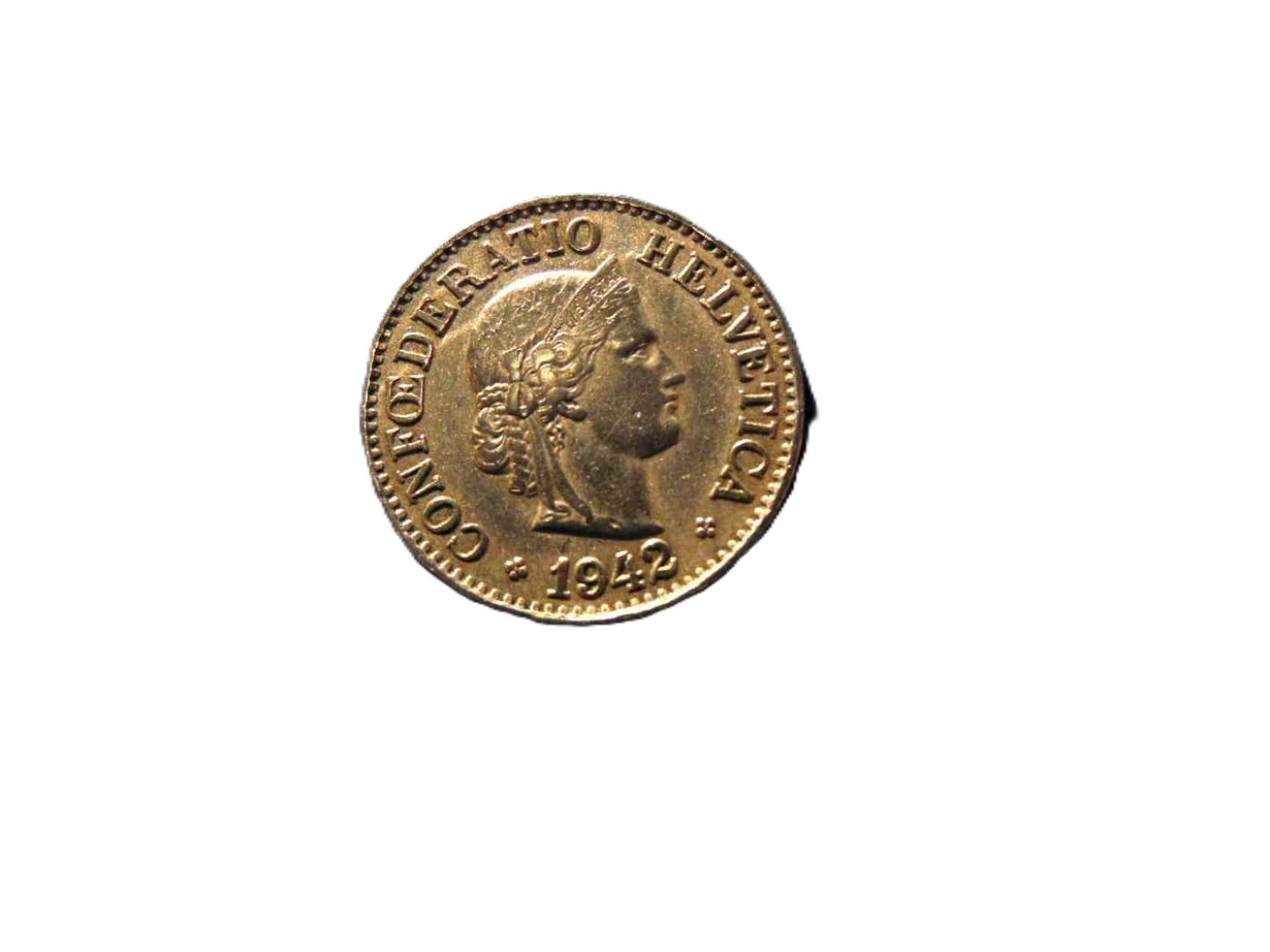 Svájc 10 rappen 1942.  Ni