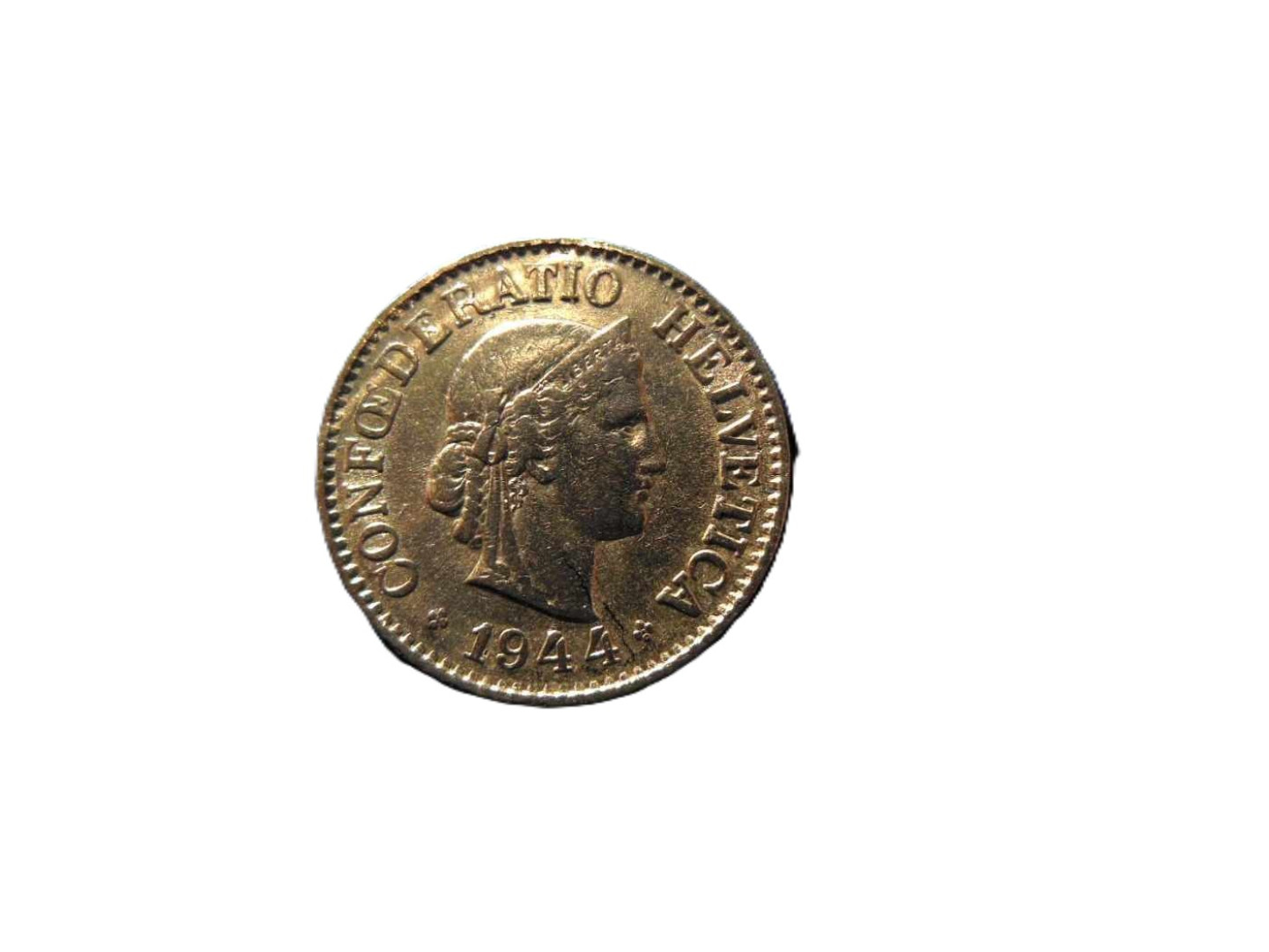 Svájc 10 rappen 1944.  Ni