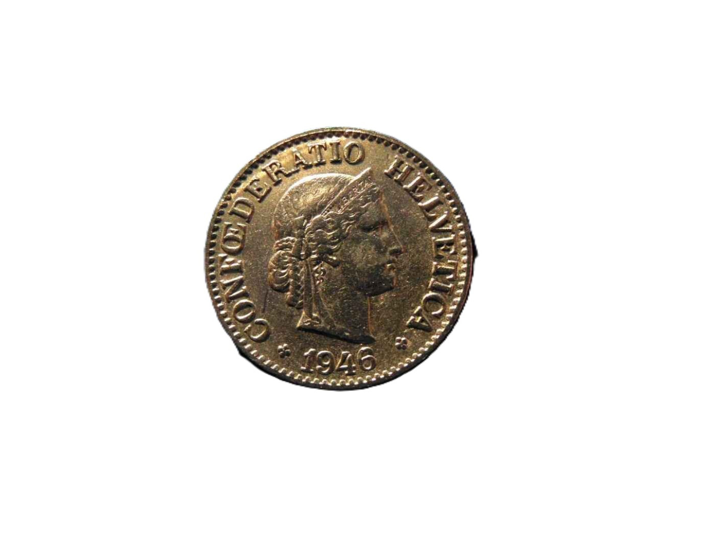 Svájc 10 rappen 1946.  Ni