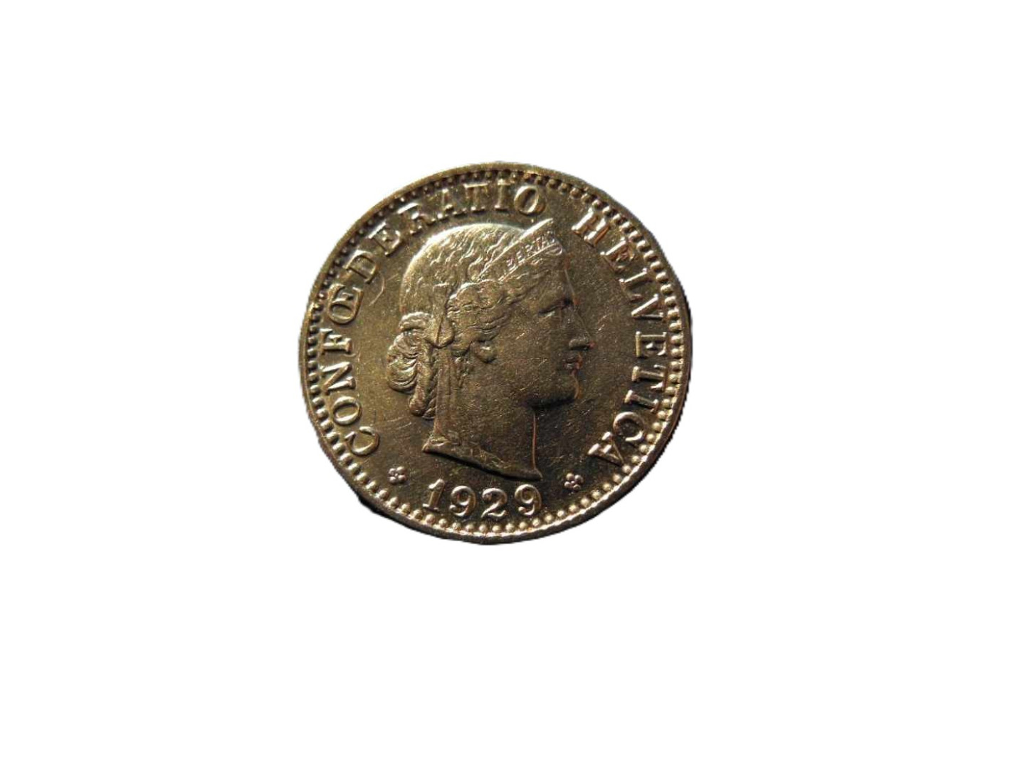 Svájc 20 rappen 1929.  Ni
