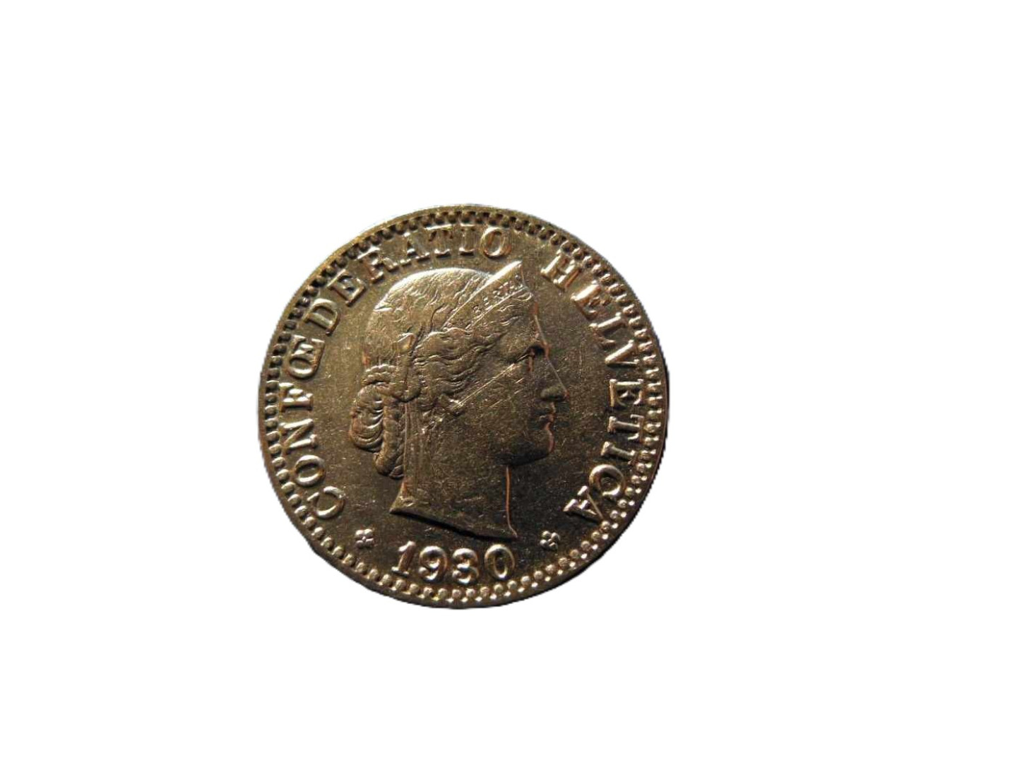 Svájc 20 rappen 1930.  Ni