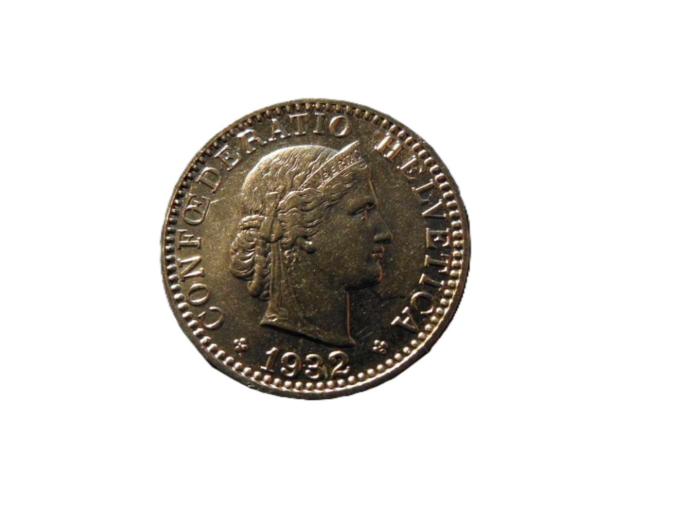 Svájc 20 rappen 1932.  Ni