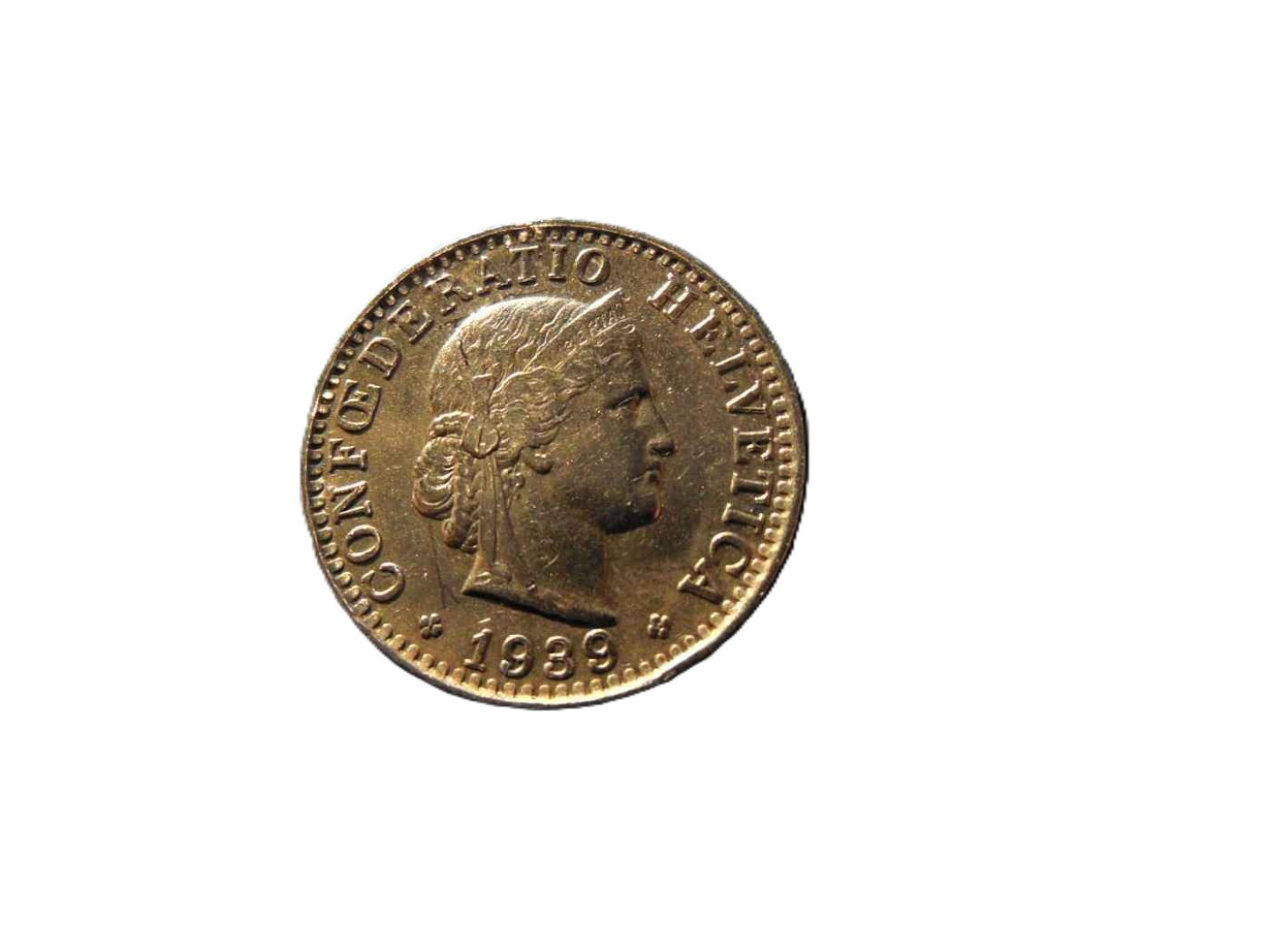 Svájc 20 rappen 1939.  Ni