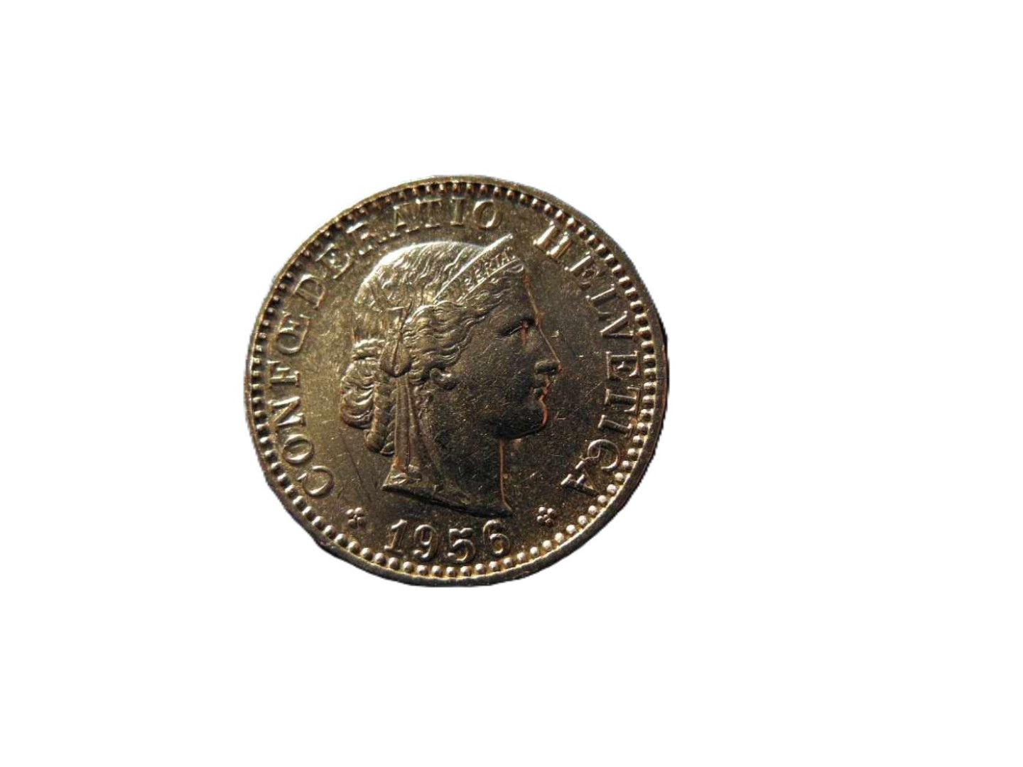 Svájc 20 rappen 1956.  Ni