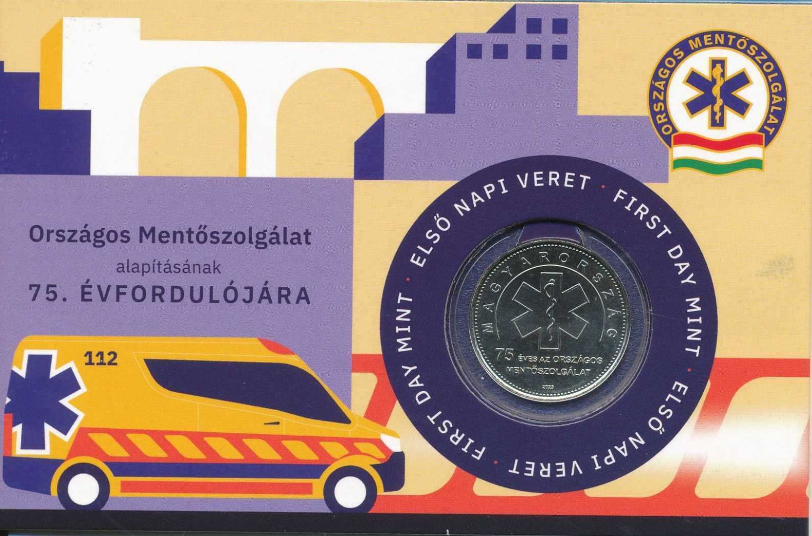 2023. 50 Forint Országos Mentőszolgálat elsőnapi
