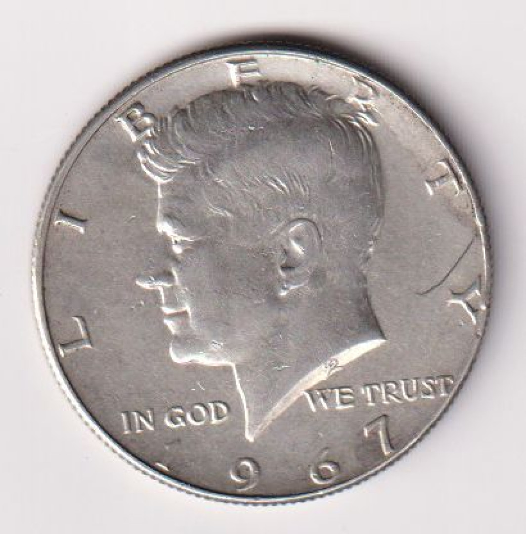USA. Kennedy Half dollár 1967. Ezüst