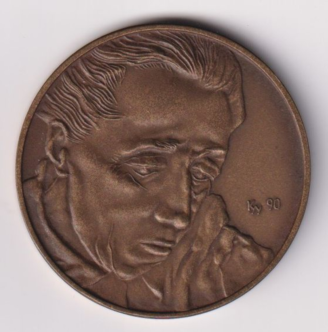 1990. Kiss György:Ferenczy Noémi érem Br. ÁPV.