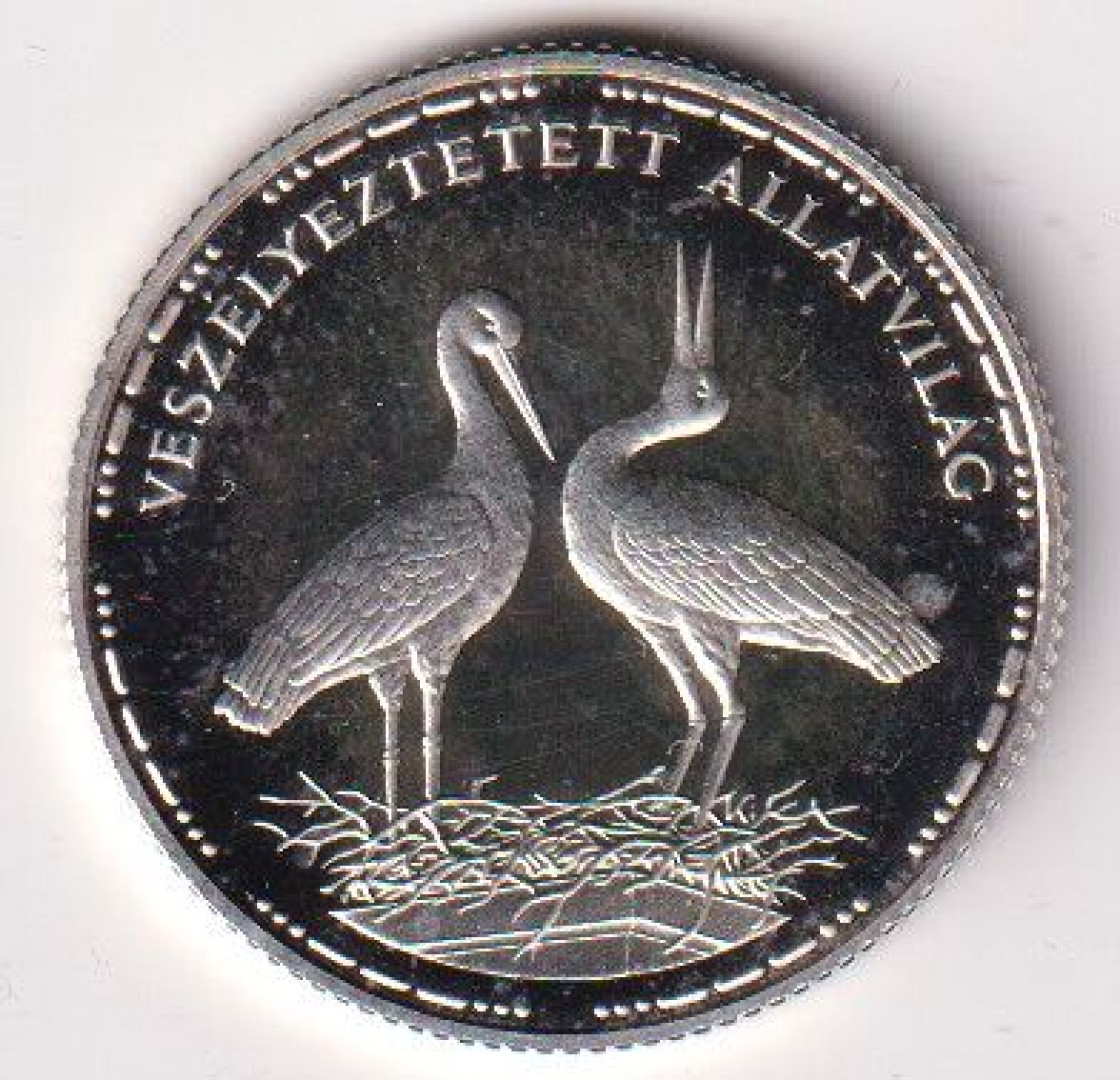 1992.PP Veszélyeztetett állatvilág 200 Forint ezüst