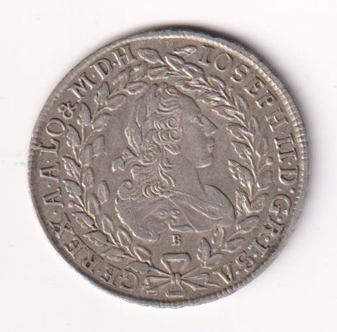 1773.B.EVM-D II.József 20 krajcár Körmöcbánya ezüst