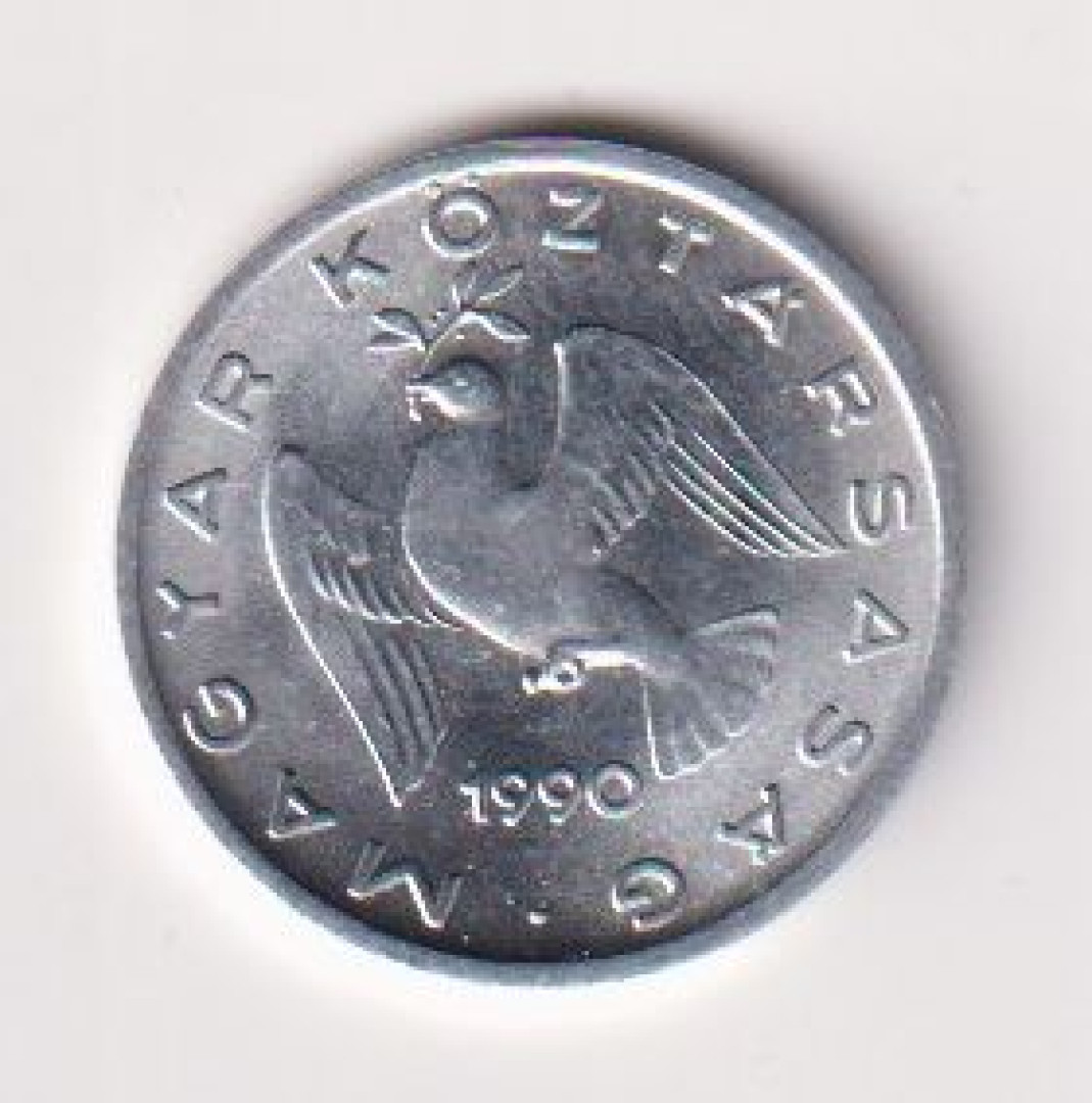 1990. 10 fillér Alu.