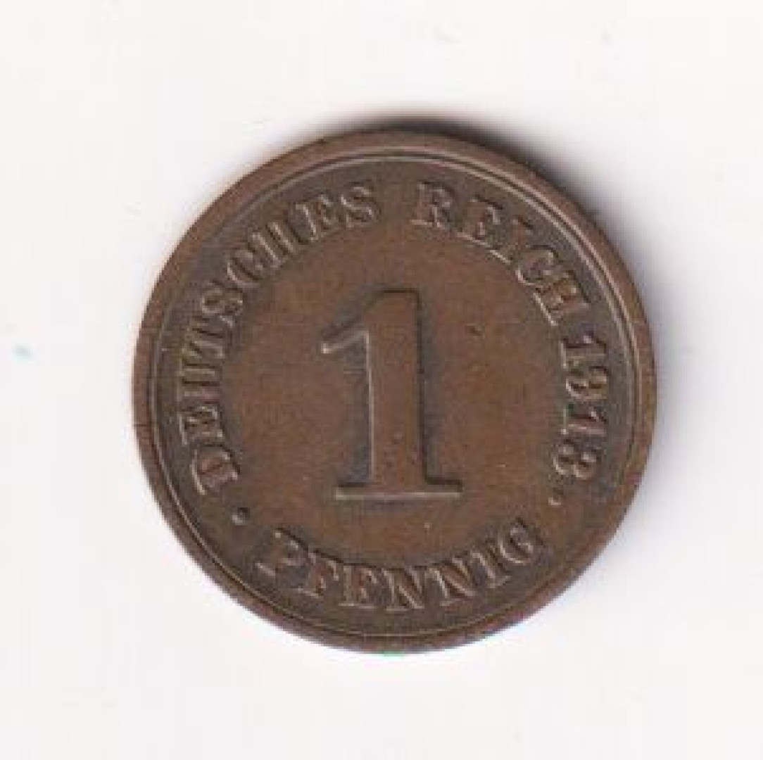1913.F Német 1 pfennig Br