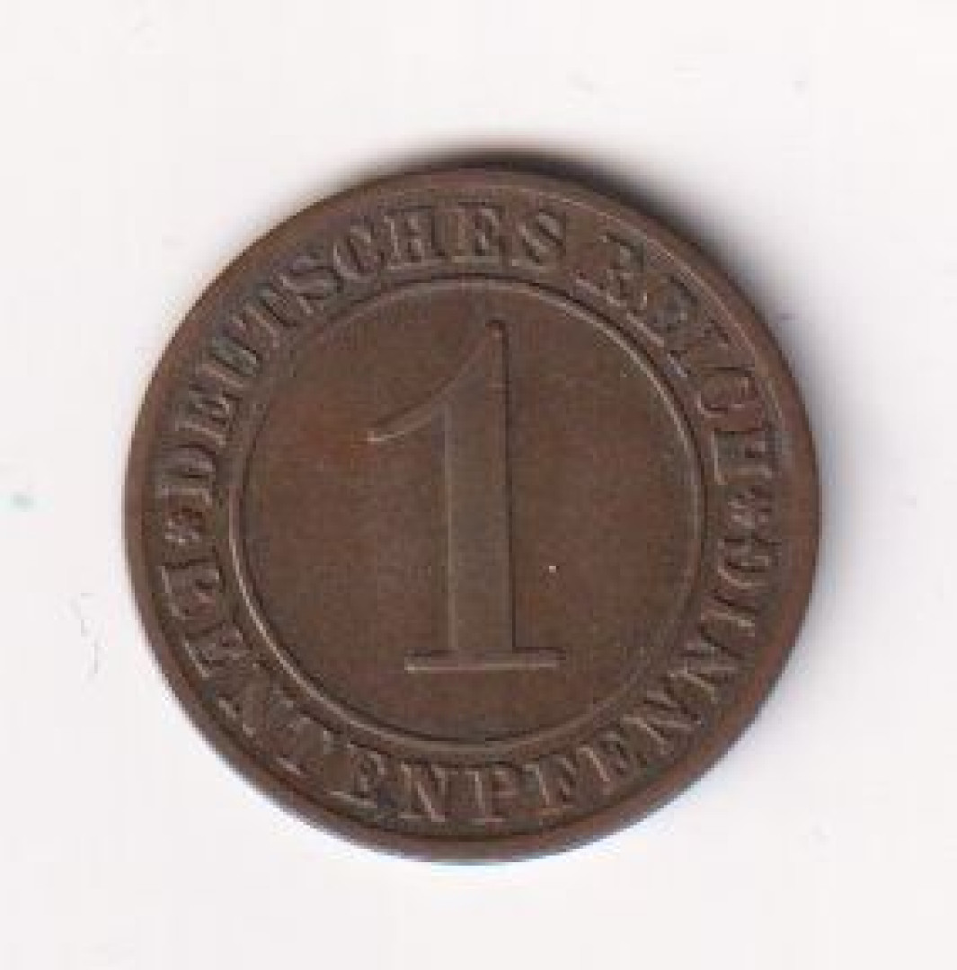 1924.A Német 1 pfennig Br
