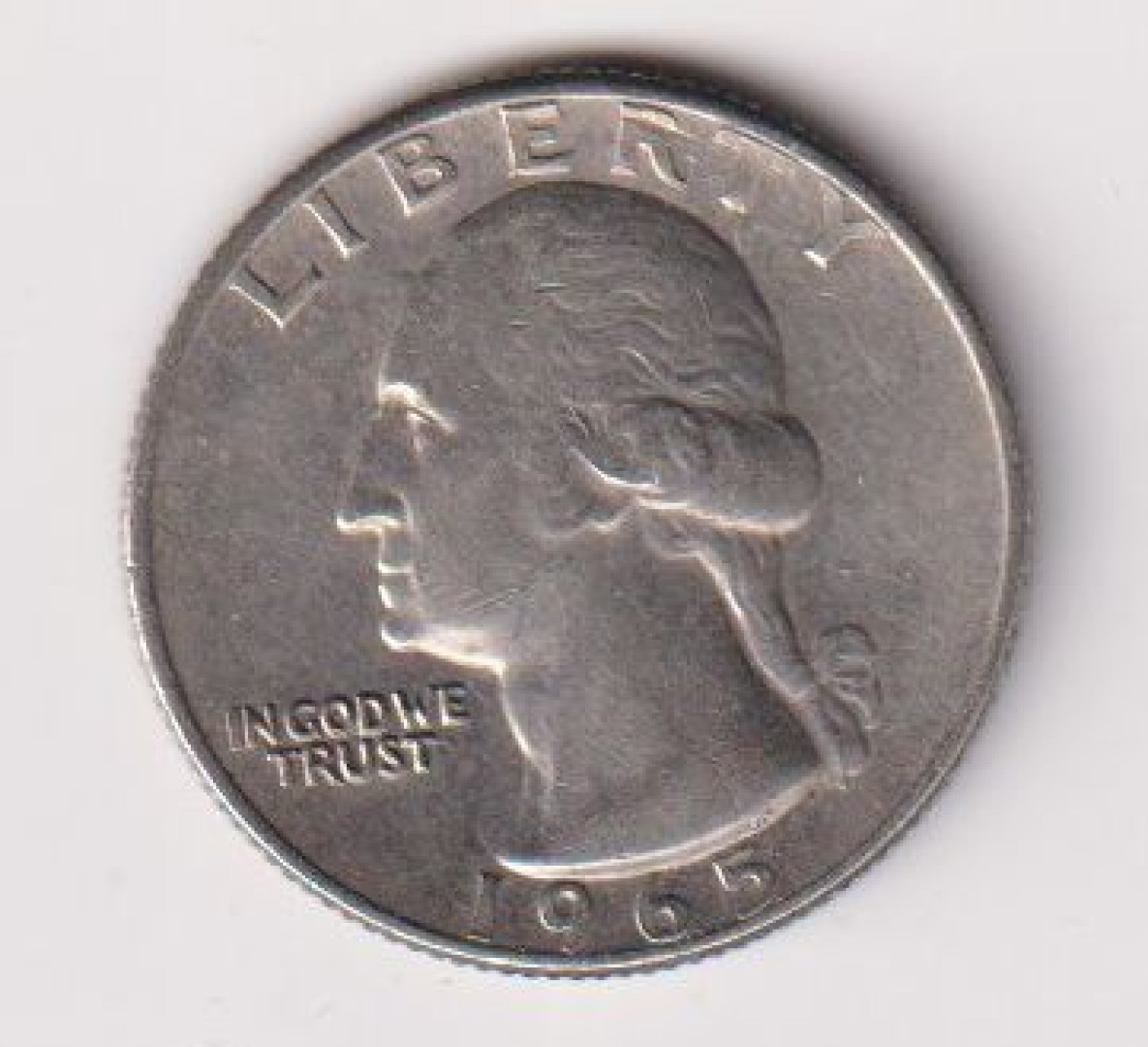 1965. USA. 25 cent Ni