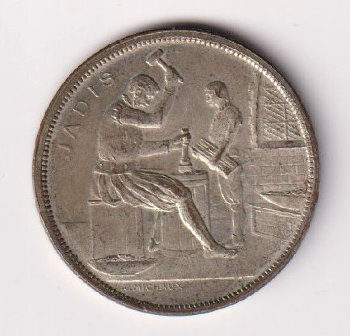 1910. Brüsszeli Nemzetközi Kiállitás érme ezüstözött 30mm